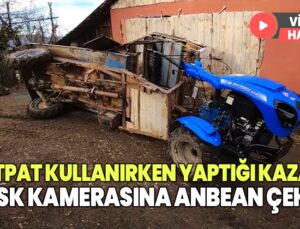 Patpat Kullanırken Yaptığı Kazayı Kask Kamerasına Anbean Çekti