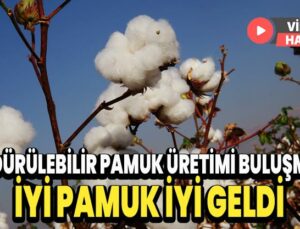 Sürdürülebilir Pamuk Üretimi Buluşması: İyi Pamuk İyi Geldi