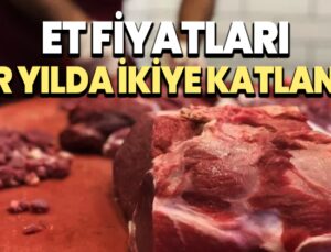 Türkiye’De Et Fiyatları Bir Yılda Ikiye Katlandı