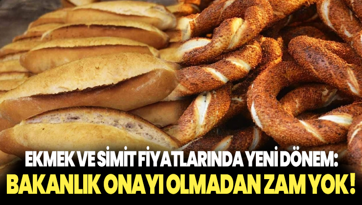 Ekmek Ve Simit Fiyatlarında Yeni Dönem