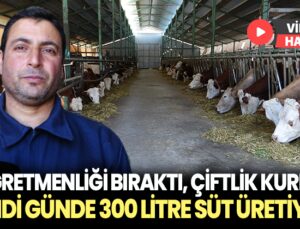 Öğretmenlik hayalini bıraktı çiftlik kurdu