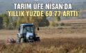 Tarım ÜFE Nisan’da yıllık yüzde 60,77 arttı