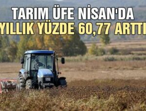 Tarım Üfe Nisan’Da Yıllık Yüzde 60,77 Arttı