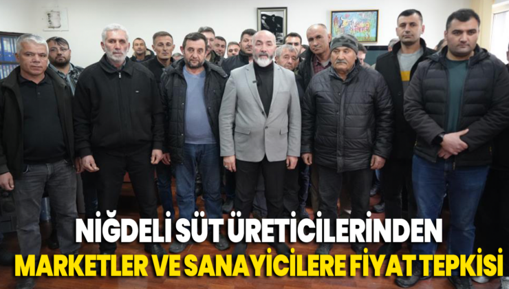 Süt Üreticilerinden Marketler Ve Sanayicilere Fiyat Tepkisi