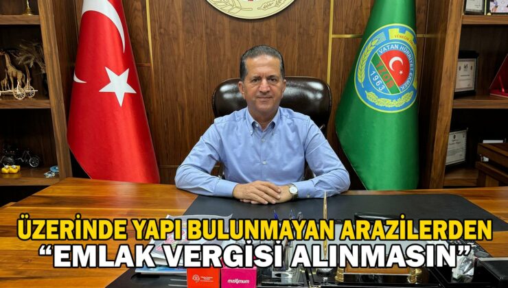 Tarim Arazi̇leri̇ Vergi̇den Muaf Tutulsun Talebi̇
