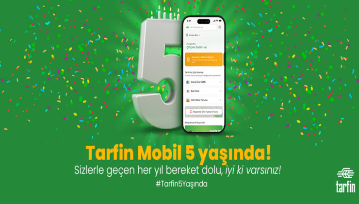 TARFİN MOBİL 5 YAŞINDA