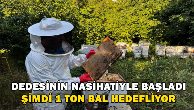 Dedesinin Nasihatiyle Başladı Şimdi 1 Ton Bal Hedefliyor