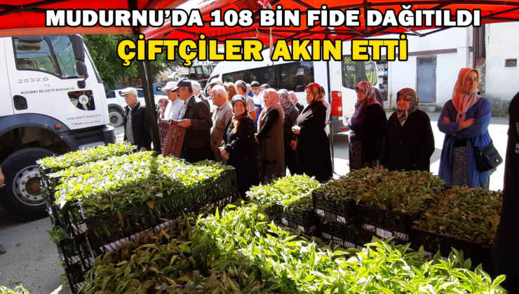 Mudurnu’Da 108 Bin Fide Dağıtıldı, Çiftçiler Akın Etti