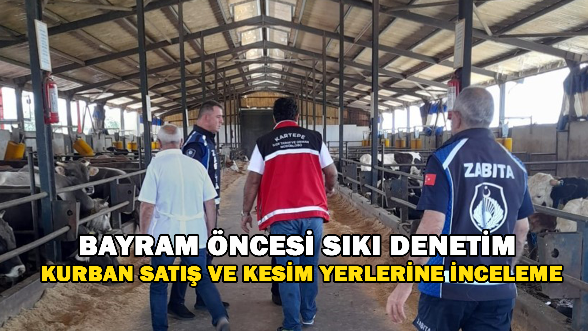 Bayram Öncesi Sıkı Denetim Kurban Satış Ve Kesim Yerlerine İnceleme