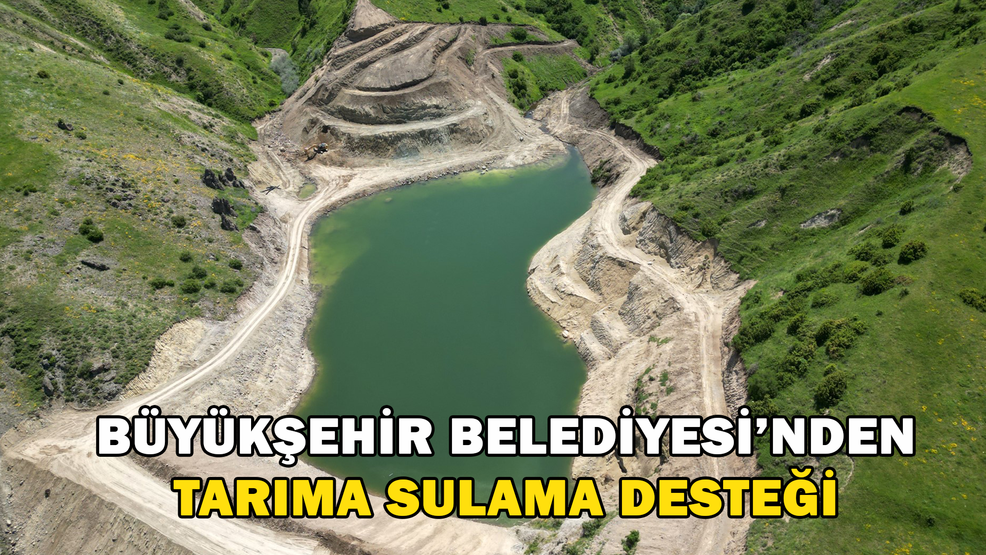 Büyükşehir Belediyesi’nden Tarıma Sulama Desteği