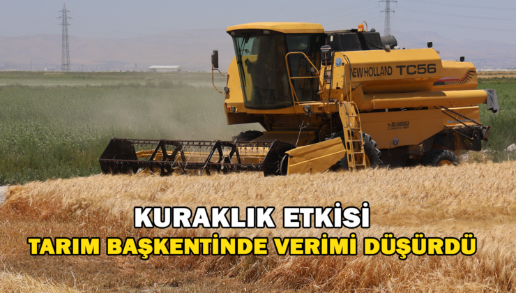 Kuraklık Etkisindeki Tarım Başkentinde Verim Düşük
