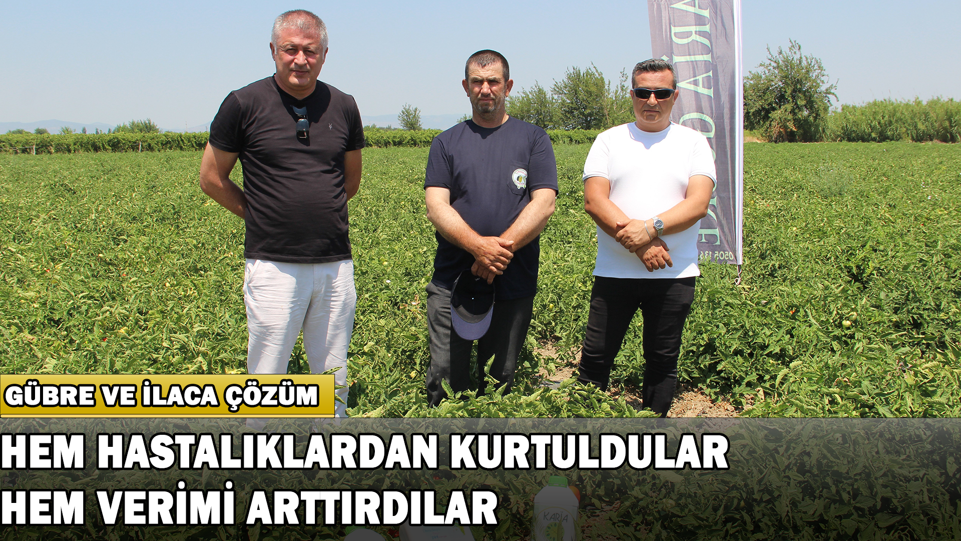 Hem Hastalıklardan Kurtuldular Hem verimi Arttırdılar
