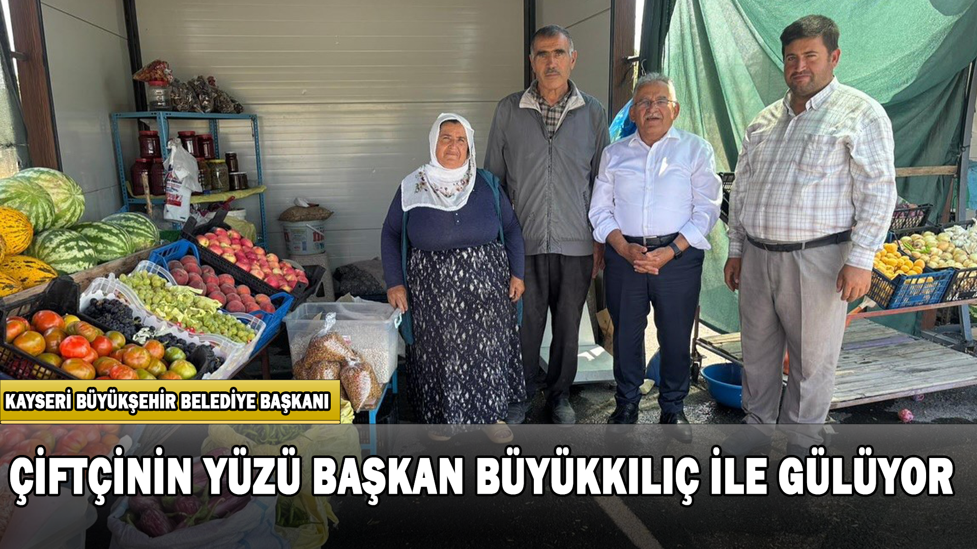 Çiftçinin Yüzü Başkan Büyükkılıç İle Gülüyor