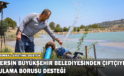 Mersin Büyükşehir Belediyesinden Çiftçiye Sulama Borusu Desteği