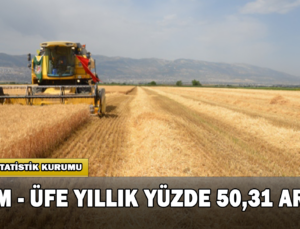 Tarım – Üfe Yıllık Yüzde 50,31 Arttı
